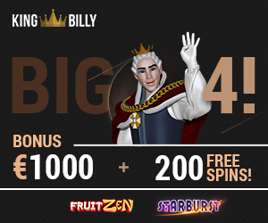www.KingBillyCasino.com - 100 daily free spins!